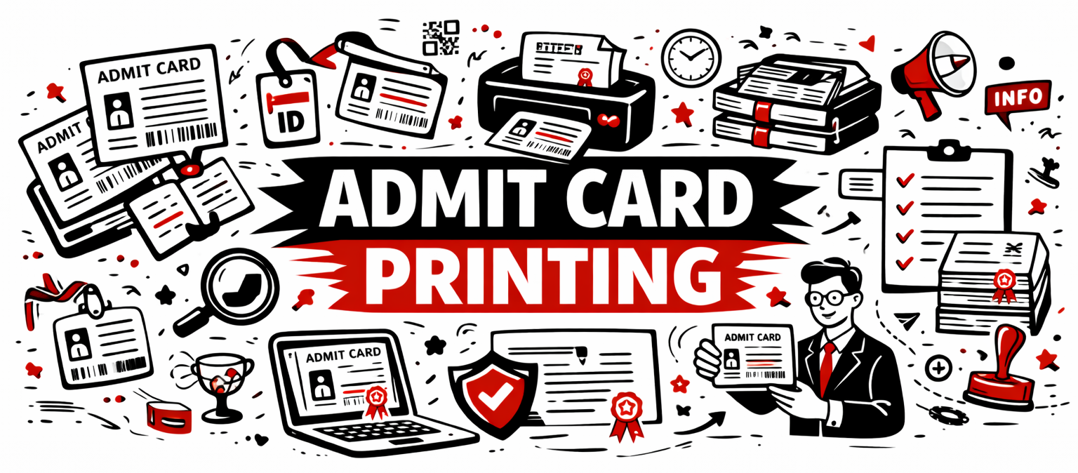 Admit card printing