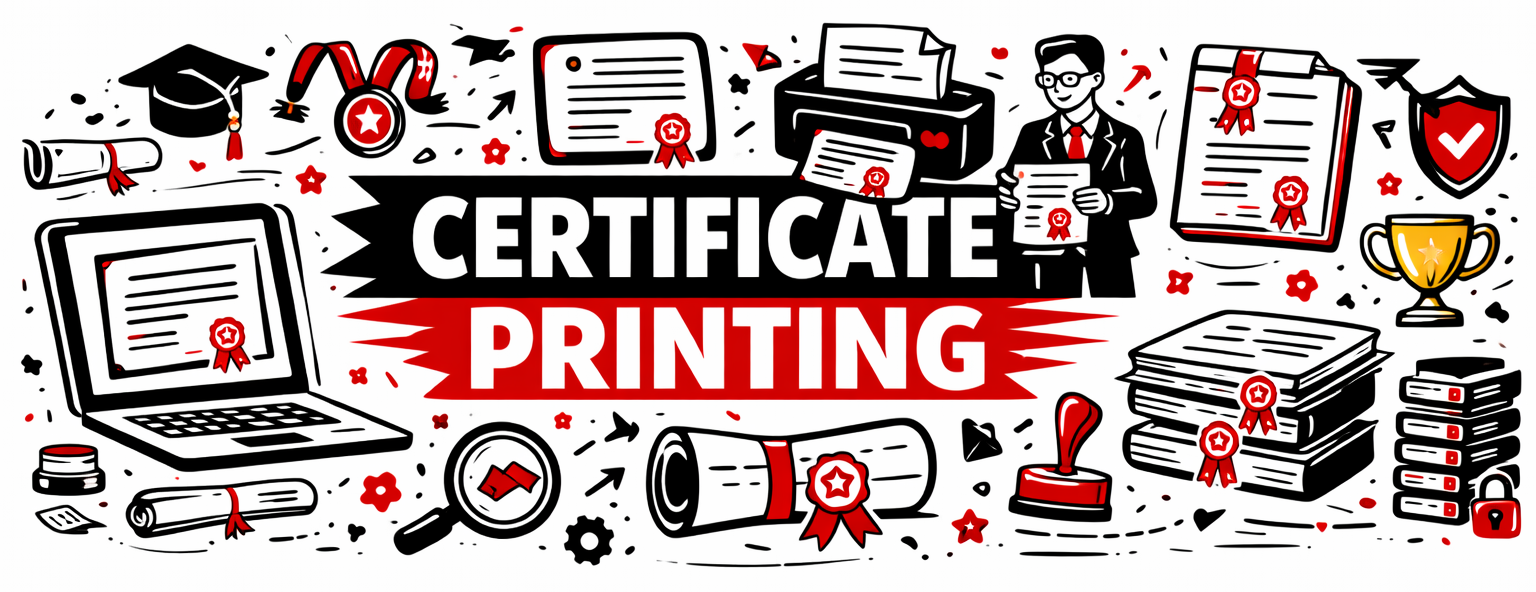 Certificate printing